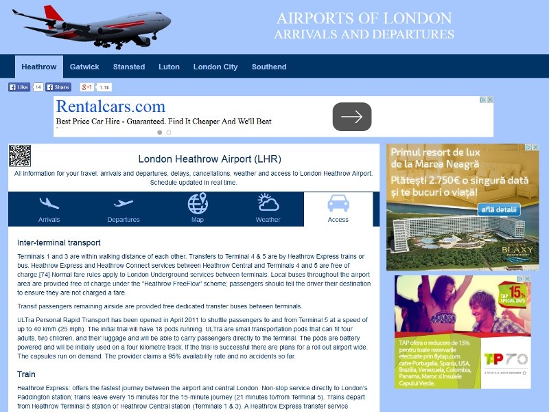 Airports of London