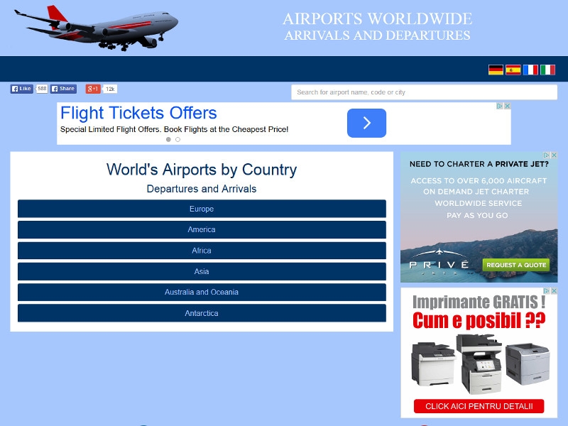 Aeroporturile lumii
