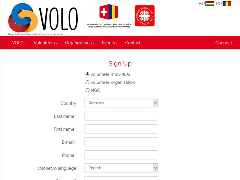 Volonet - the volunteer network